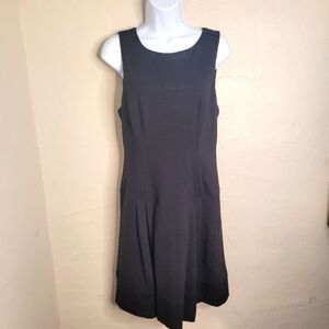 structure slim fit dress shirt White House Black Market Double V-Neck Fit & Flare Dress Size 6 –  theuntamedthread.com main image 1